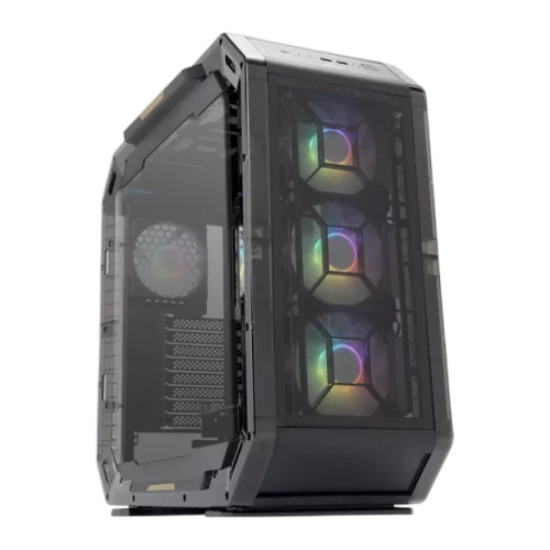 Корпус без блока питания/ Case InWin Airforce, Full-Tower, TG, 4x120mm ARGB, 2xUSB-A 3.0 + 1xUSB-C 3.2, E-ATX, ATX, mATX, mITX Phantom Black (IW-CS-AIRFORCE-PHT)