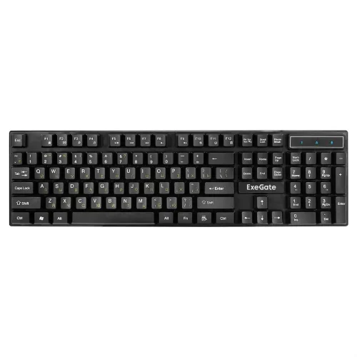 Exegate EX295304RUS Комплект беспроводной ExeGate Professional Standard Combo MK210 (клавиатура полноразмерная влагозащищенная 104кл. + мышь оптическая 1200dpi, 3 кнопки и колесо прокрутки; USB, радио фото 3