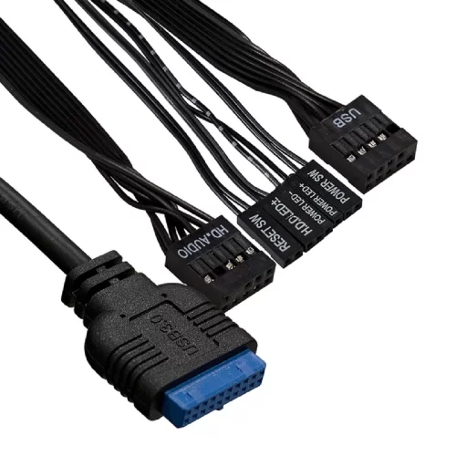 Exegate EX291270RUS Корпус Desktop ExeGate MI-301U-300 (mATX/ mini-ITX, 1U-F300S 4см, 1*USB+1*USB3.0, аудио, черный) фото 3