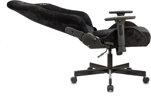 Кресло игровое Knight N1 Fabric черный Light-20 с подголов. крестов. металл (KNIGHT N1 BLACK) фото 13