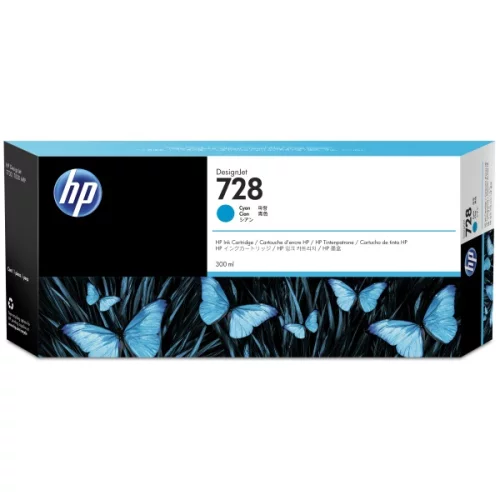 Картридж/ HP 728 300-ml Cyan InkCart (F9K17A)