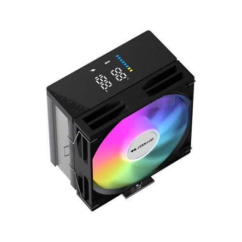 Вентилятор для процессора Coolleo CPU Cooler Etian CL-P50i-DIG-ARGB Intel: LGA 115X/1200/1700/1851 AMD: AM4/AM5 235W TDP фото 3