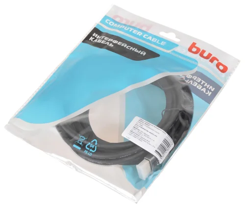 Кабель аудио-видео Buro V1.4 DisplayPort (m)/DisplayPort (m) 5м. позолоч.конт. черный (BHP-DPP-1.4-5G) фото 7