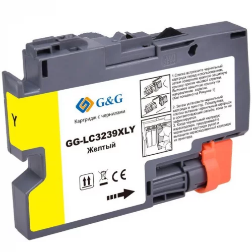 Картридж струйный G&G GG-LC3239XLY желтый 52 мл. для Brother HL-J6000DW/ J6100DW фото 2