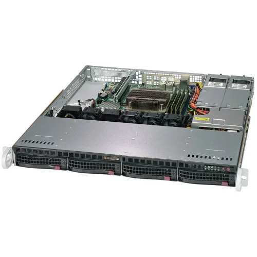 Серверная платформа Supermicro SuperServer 5019C-MR (SYS-5019C-MR) (SYS-5019C-MR) Серверная платформа Supermicro SuperServer 5019C-MR 1U/ x4 DIMM/ up 4LFF/ iC246/ 2x GbE/ 2x 400W (SYS-5019C-MR)