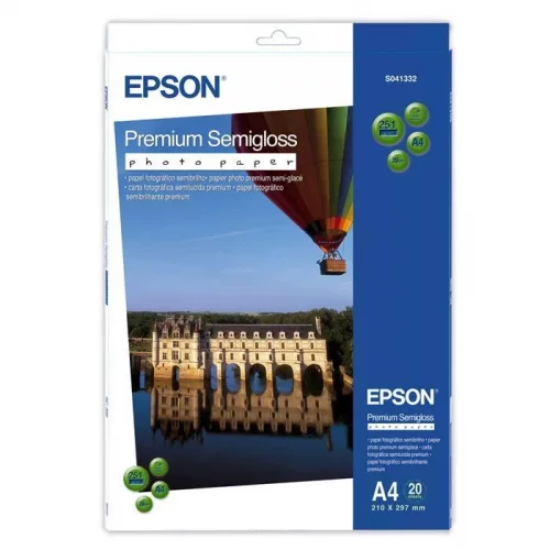 Бумага/ Epson Premium Semigloss Photo Paper A4 (C13S041332)