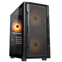 Cougar Uniface Mini RGB 2x140mm + 1x120mm ARGB Fan, ARGB Fan Hub, без БП, черный, mATX Cougar Uniface Mini RGB 2x140mm + 1x120mm ARGB Fan, ARGB Fan Hub, без БП, черный, mATX