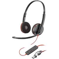 Гарнитура проводная/ Poly BW 3320 Stereo -M USB-C HS +USB-C/ A (8X220AA)
