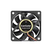 Exegate EX281212RUS Вентилятор ExeGate Mirage-S 60x60x15 подшипник скольжения, 3500 RPM, 26dB, 3pin