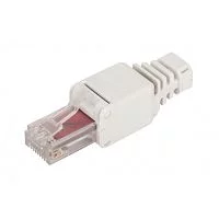 Полевой коннектор RJ45 8P8C, неэкранированный, кат.6 (LAN-TMP-U6-WH)