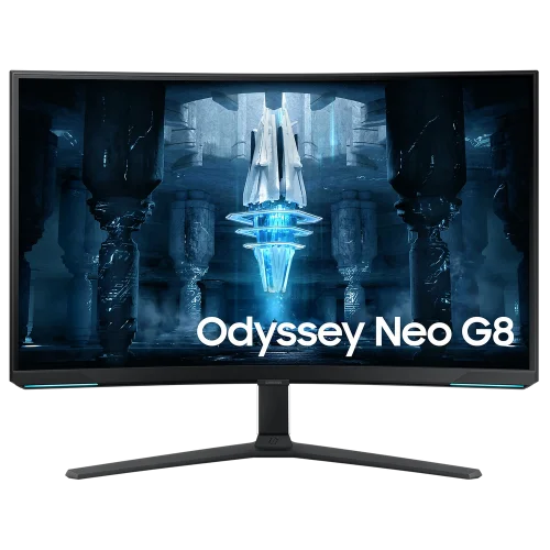 Монитор Samsung 32 Odyssey Neo G8 S32BG850NMXUE белый VA LED 1ms 16:9 HDMI полуматовая HAS Piv 350cd 178гр/ 178гр 3840x2160 240Hz DP 4K USB 8.9кг (LS32BG850NMXUE)