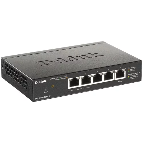Коммутатор D-Link DGS-1100-05PDV2 (DGS-1100-05PDV2)