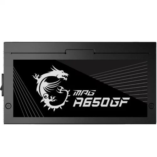 Блок питания MSI ATX 650W MPG A650GF140mm fan, Active PFC, full modular, 80+ Gold фото 2