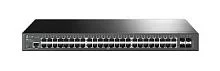 Коммутатор/ JetStream™ 48-Port Gigabit and 4-Port 10GE SFP+ L2+ Managed Switch with 48-Port PoE+ (SG3452XP)