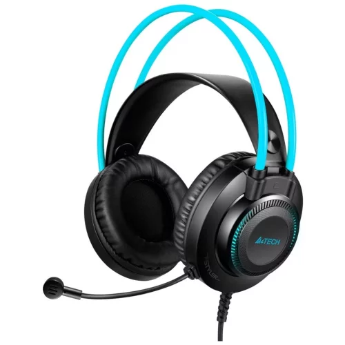 Гарнитура A4Tech Fstyler FH200U USB серая/ синяя (FH200U BLUE)