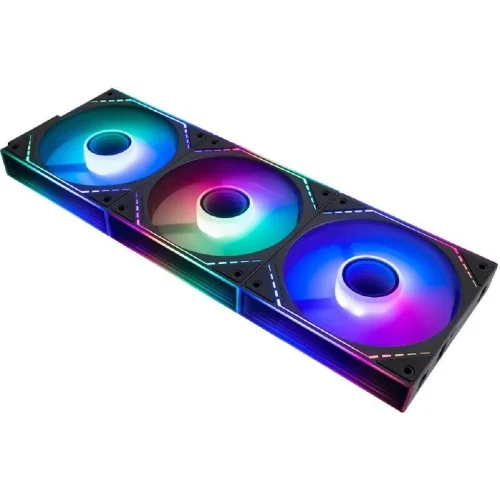 Thermalright Комплект вентиляторов (3 шт.) TL-M12QR-S X3 (Pack of 3) / Reverse / ARGB / 120mm PWM / TRTLM12QRS.3P фото 2