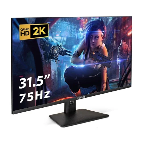 Монитор LCD ExeGate 31.5 ES3207A SmartView {IPS 2560x1440@75hz 1ms 16:9 300cd 1000:1 178/178 HDMI DisplayPort USB speakers} [EX299475RUS]