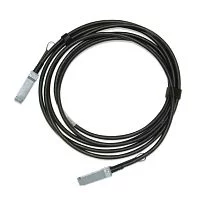 Кабель медный пассивный, QSFP+/ Mellanox® Passive Copper cable, IB EDR, up to 100Gb/ s, QSFP28, 3m, Black, 26AWG (MCP1600-E003E26)