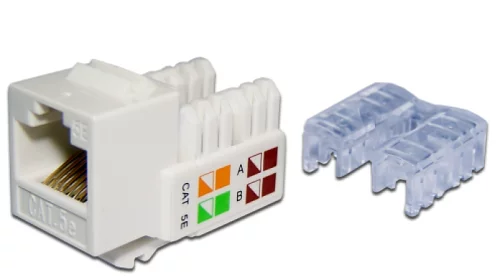 Модуль RJ45, кат.5е, белый (NM-KSTU90/ WH) (NM-KSTU90/WH)
