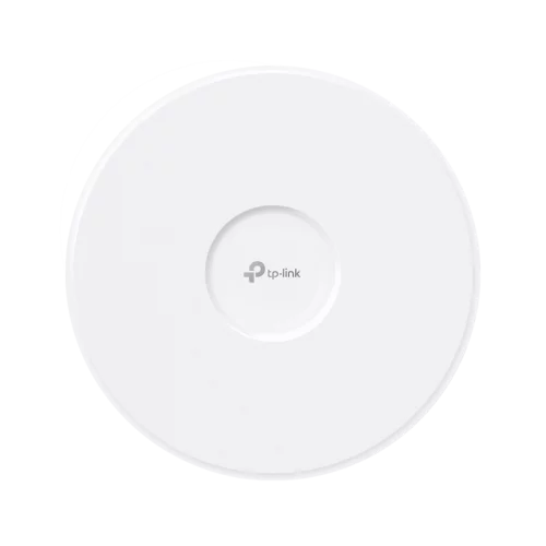 TP-Link EAP773, Трёхдиапазонная точка доступа WiFi 7 BE9300, 1 порт RJ45 10 Гбит/ с, до 574 Мбит/ с 2,4 ГГц + до 2880 Мбит/ с 5 ГГц + до 5760 Мбит/ с 6 ГГц, 802.3bt (PoE++) или 12 В, MU-MIMO