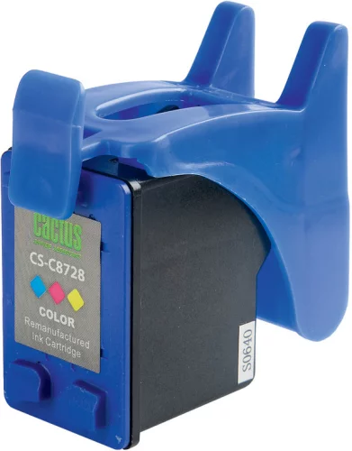 Картридж струйный Cactus CS-C8728 №28 многоцветный (18мл) для HP DJ 3320/3325/3420/3425/3520