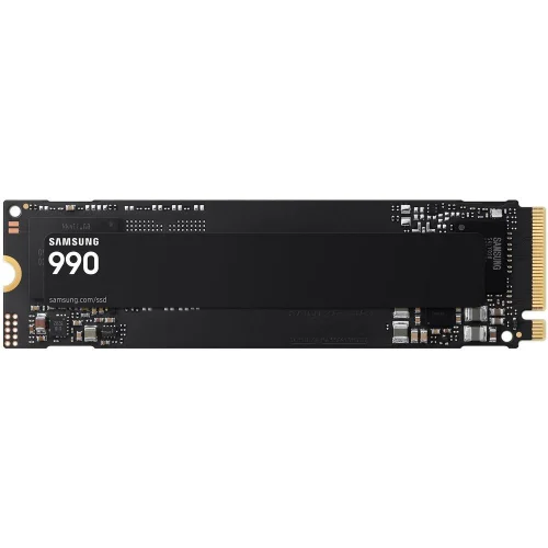 Твердотельные накопители/ Samsung SSD 990, 1000GB, M.2(22x80mm), NVMe 2.0, PCIe 4.0 x4, V-NAND TLC, R/ W 7150/ 6450MB/ s, IOPs 700 000/ 1 100 000, TBW 400, DWPD 0.33 (12 мес.) (MZ-V9V1T0BW)