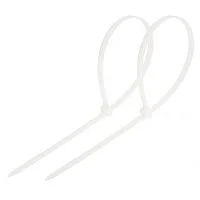 REXANT (07-0250) Хомут nylon 3.6 х 250 мм белый (уп. 100 шт)