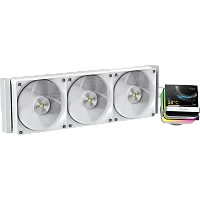 Система жидкостного охлаждения/ Water Cooling System Ocypus Sigma L36 PRO WH (310W, 360mm, LED, White, ARGB/ Fans: 3x120mm, 90CFM, 2400RPM/ Pump height 97mm, 30dBA, 3100RPM, Rad thickness 27mm/ S: 185 (SIGMA-L36-WH3ANWL00P-GL)