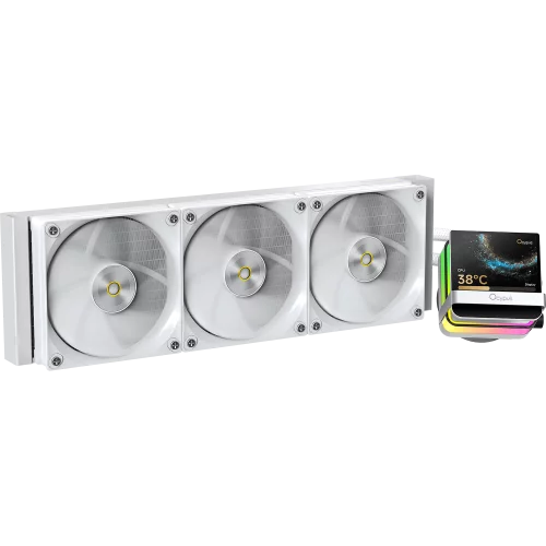Система жидкостного охлаждения/ Water Cooling System Ocypus Sigma L36 PRO WH (310W, 360mm, LED, White, ARGB/ Fans: 3x120mm, 90CFM, 2400RPM/ Pump height 97mm, 30dBA, 3100RPM, Rad thickness 27mm/ S: 185 (SIGMA-L36-WH3ANWL00P-GL)
