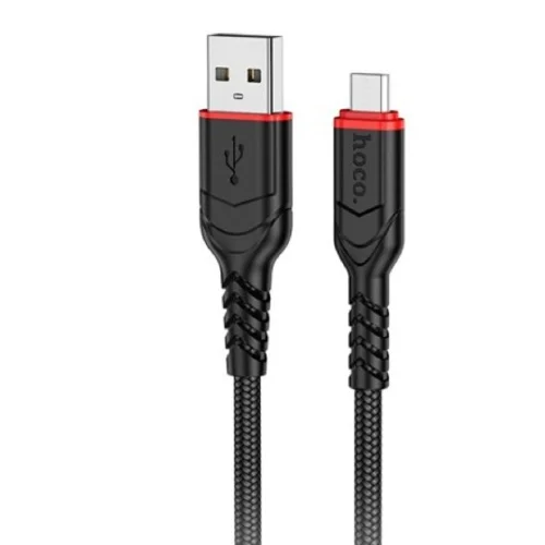 HOCO X59/ USB кабель Micro/ 3m/ 2.4A/ Нейлон/ черный (HC-23063)