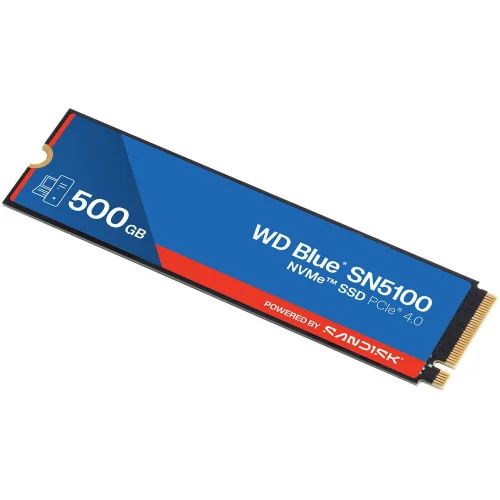 Твердотельный накопитель Western Digital Blue SN5100 SSD M2.2280 PCIe 4.0 500Gb, 6600MBs/5600MBs, TBW 300, WDS500G5B0E, 1 year фото 4