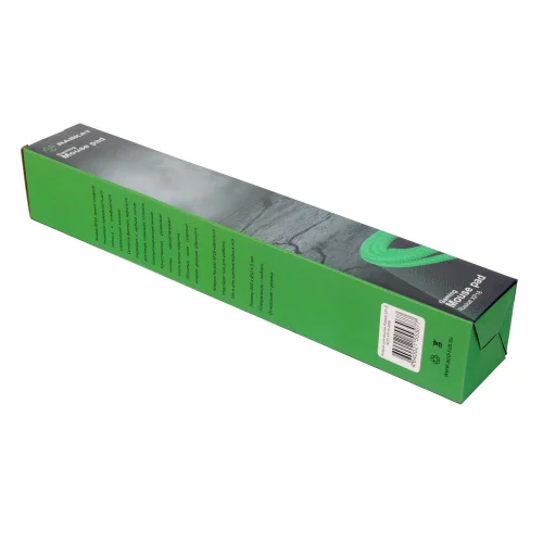 Коврик для мышки Raskat XP18 черный с зеленым, |ACD-XP18-RRB| тканевый, 400х450х3мм, нейлон + резина, обшитый, RTL фото 4