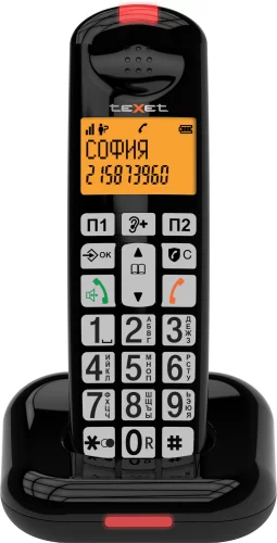 Р/ Телефон Dect Texet TX-7855A черный автооветчик АОН (127222)