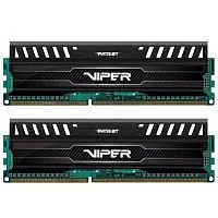 Комплект памяти Patriot Viper 3 8GB (2x 4ГБ) DDR3 PC3-12800 1600MHz CL9 1.5V Радиатор RTL (PV38G160C9K)