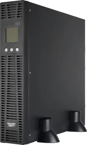 Источник бесперебойного питания SMARTWATT ИБП Онлайн, мощность 3000/ 2700 ВА/ Вт, стоечный/ напольный, LCD дисплей, IEC13 - 6 шт., встроенные АКБ (UPS SECURE IEC 3KVA)