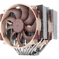 Кулер для процессора/ CPU Cooler Noctua NH-D15 G2 (228W, 4-pin PWM, 168mm, Al/Cu, 8x6mm, 2x140mm, 91.5CFM, 24.8dBA, 1500RPM, S: 1851/1700/1200/115X, AM5/AM4, Beige/Brown)