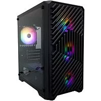 1STPLAYER TRILOBITE T5 Black / mATX, TG / 4x120mm LED fans inc. / T5-BK-4F1