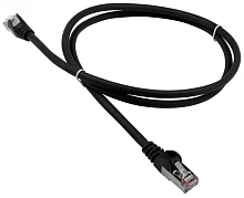 Патч-корд LANMASTER LSZH FTP кат.5e, 1.0 м, черный (LAN-PC45/ S5E-1.0-BK) (LAN-PC45/S5E-1.0-BK)