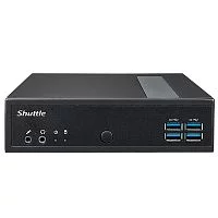 Платформа системного блока с ЦПУ Shuttle DL30N Intel N100 Fanless PC, DDR5 SODIMM Max.16GB, no SSD, no wifi, Support 3x independent display (74R-DL30N-003-SHU-001)