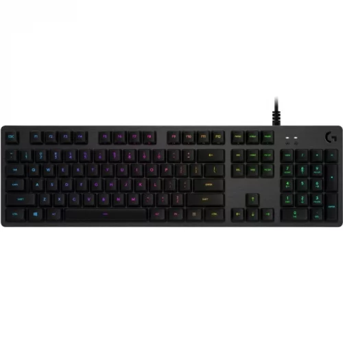 Клавиатура Logitech Gaming G512 Wired, RGB, USB, 1.8 m, Carbon, Brown (920-009351)