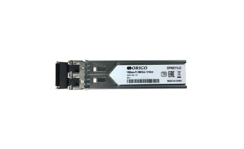 SFP-трансивер ORIGO SFP-трансивер, 100Base-FX (Duplex LC), 1310 нм, для многомодового кабеля, до 2 км (OFM211LC/A1A)