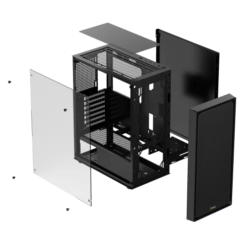 Корпус для ПК Case Ocypus Gamma C50 BK mATX / win / black / no PSU / Tempered Glass (GAMMA-C50-BKG000XX-GL) фото 8
