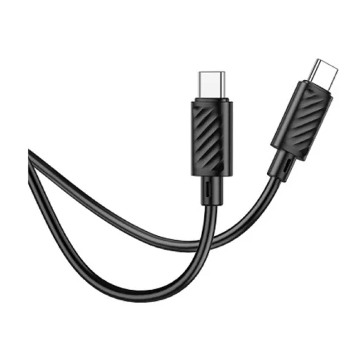 HOCO X88/ PD кабель Type-C-Type-C/ 1m/ 60W/ Black (HC-83363) фото 3