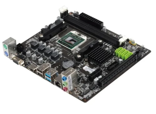 Материнская плата с ЦПУ Esonic A88DA with A8-5500M Socket FS1, AMD A88, 2xDDR3-1600, D-SUB, HDMI, 1xPCI-Ex16x, 1xPCI, 4xSATA3, 6 Ch Audio, Lan, 2xUSB3.0, 6xUSB2.0, 2xPS/2, mATX, {20} фото 2