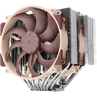 Кулер для процессора/ CPU Cooler Noctua NH-D15 G2 HBC (228W, 4-pin PWM, 168mm, Al/Cu, 8x6mm, 2x140mm, 91.5CFM, 24.8dBA, 1500RPM, S: 1851/1700/1200/115X, AM5/AM4, Beige/Brown)