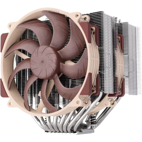 Кулер для процессора/ CPU Cooler Noctua NH-D15 G2 HBC (228W, 4-pin PWM, 168mm, Al/Cu, 8x6mm, 2x140mm, 91.5CFM, 24.8dBA, 1500RPM, S: 1851/1700/1200/115X, AM5/AM4, Beige/Brown)