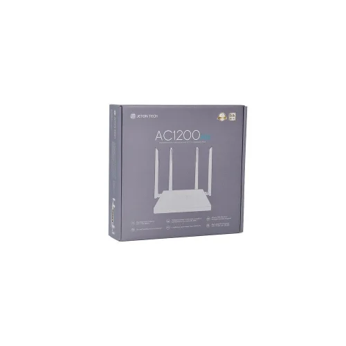 Двухдиапазонный гигабитный роутер Wi-Fi 5 Mesh Router Tech Jeton AC1200 Air, белый фото 8
