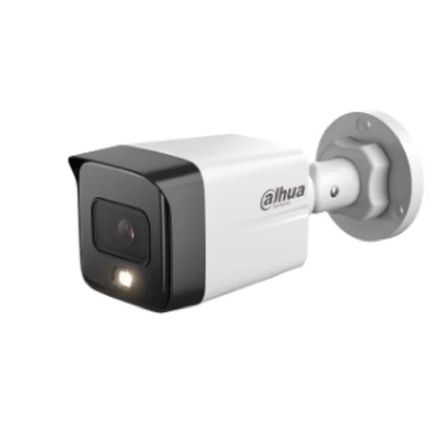 DAHUA DH-IPC-HFW1239TC1P-SA-IL-0280B-S6 Уличная цилиндрическая IP-видеокамера с ИК 30м и LED 30м 2Мп; 1/2.8” CMOS; объектив 2.8мм обнаружение людей; IP67; металл, пластик