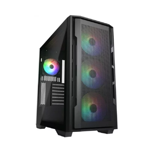Cougar Корпус Uniface X RGB V2 Black, 4x140mm ARGB PWM Fan, ARGB PWM Fan Hub, без БП, E-ATX (CGR-5C78B-X-RGB-V2)
