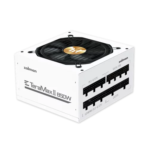 Блок питания 850W Zalman ZM850-TMX WH TeraMax White (ATX 12V v2.52, APFC, 80+ GOLD, fan 12cm) Ret (ZM850-TMX2 WH)